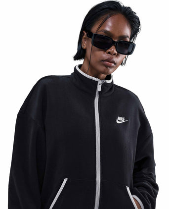 Sportswear Club Fleece Loose Jacket - Black/College Grey