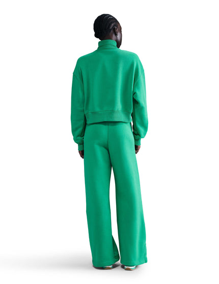 Nike Sportswear Phoenix Fleece Cropped Sweatshirt - Stadium Green/Sailimages6- The Sports Edit