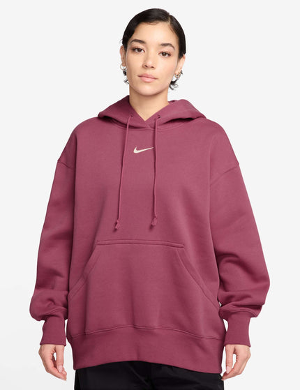 Nike Sportswear Phoenix Fleece Oversized Hoodie - Sweet Beet/Sailimages1- The Sports Edit