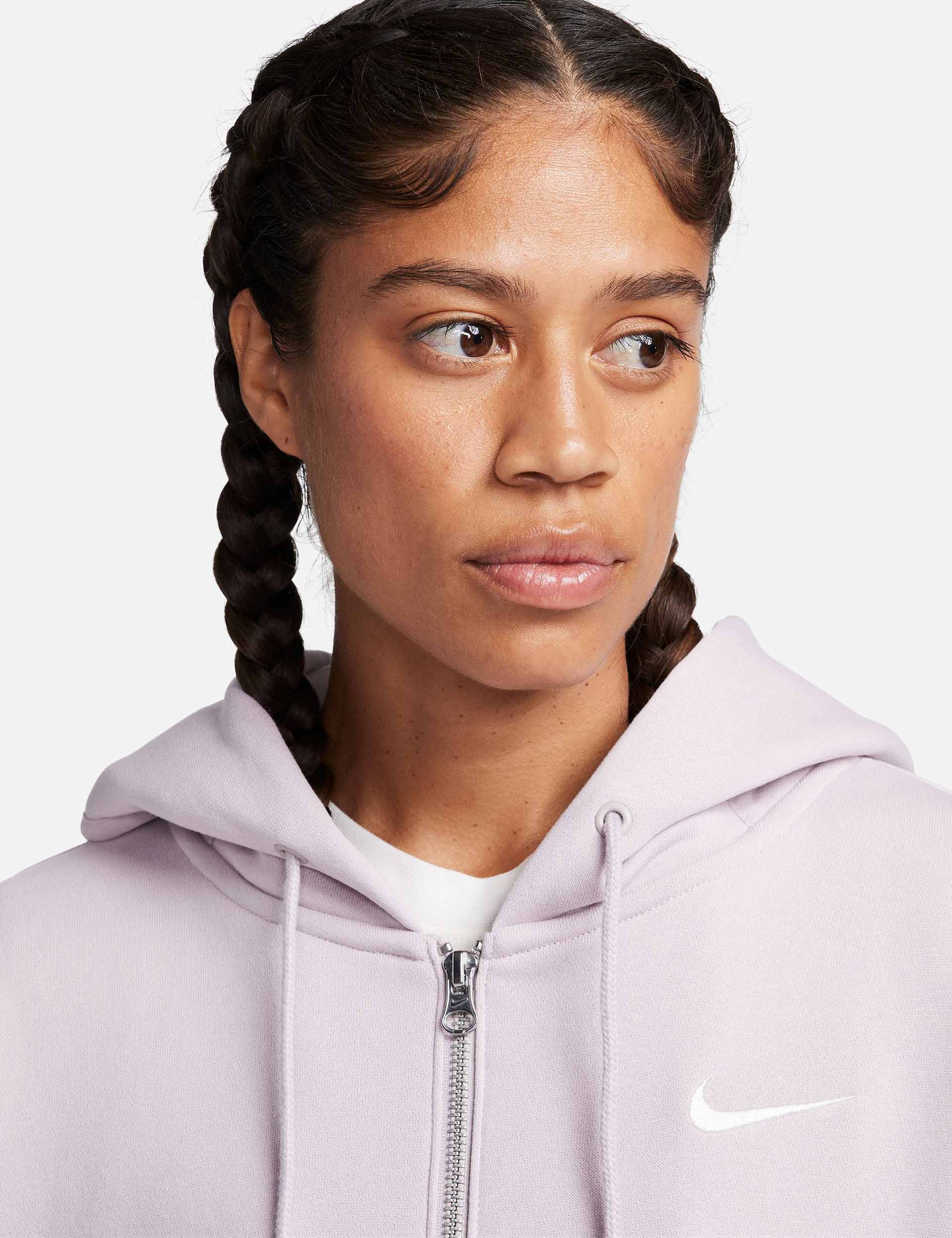 Nike | Sportswear Phoenix Hoodie - Platinum Violet | The Sports Edit