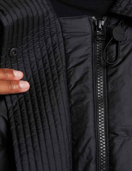 Nike Sportswear Swoosh Puffer Oversized Hooded Jacket - Black/Whiteimages5- The Sports Edit