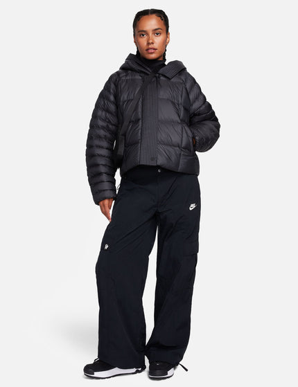 Nike Sportswear Swoosh Puffer Oversized Hooded Jacket - Black/Whiteimages8- The Sports Edit