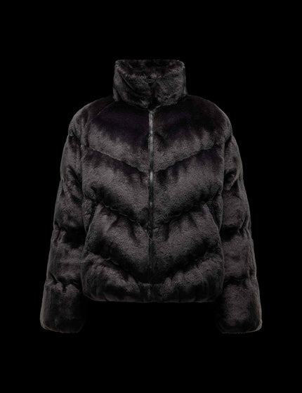 Nike Sportswear Windpuffer Loose Faux Fur Jacket - Black/Whiteimages6- The Sports Edit