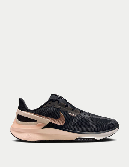 Nike Structure 25 Shoes - Black/Crimson Tint/Anthracite/Metallic Red Bronzeimages1- The Sports Edit