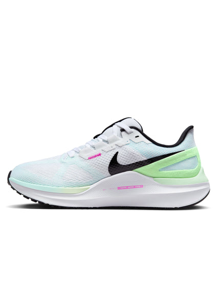 Nike Structure 25 Shoes - White/Black/Glacier Blue/Vapor Greenimages2- The Sports Edit