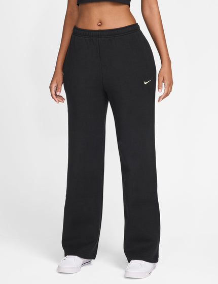 Nike Studio Fleece Open-Hem Pants - Black/Sailimages1- The Sports Edit
