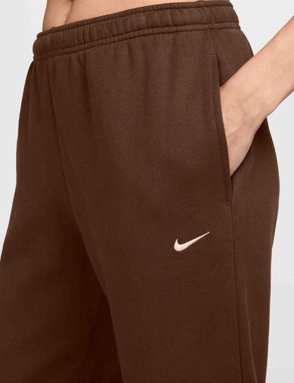 Nike Studio Fleece Open-Hem Pants - Cacao Wow/Sailimages3- The Sports Edit