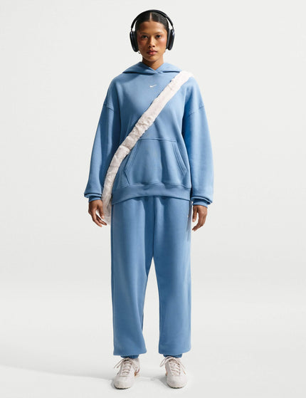 Nike Studio Fleece Oversized Cuffed Pants - Work Blue/Sailimages5- The Sports Edit