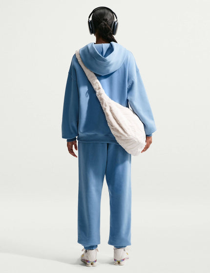 Nike Studio Fleece Oversized Cuffed Pants - Work Blue/Sailimages6- The Sports Edit
