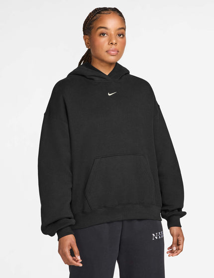 Nike Studio Fleece Oversized Pullover Hoodie - Black/Sailimages1- The Sports Edit