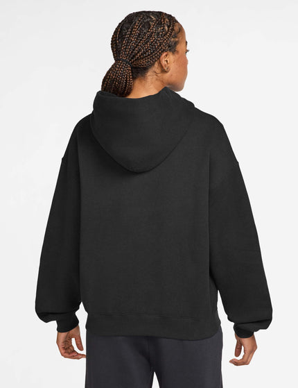 Nike Studio Fleece Oversized Pullover Hoodie - Black/Sailimages2- The Sports Edit