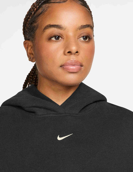Nike Studio Fleece Oversized Pullover Hoodie - Black/Sailimages3- The Sports Edit