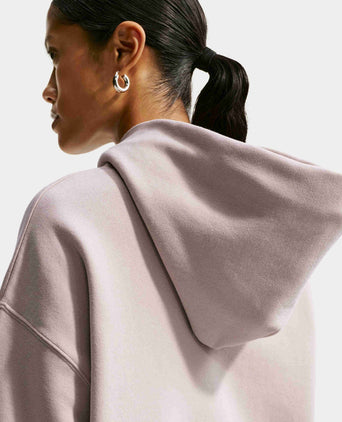 Studio Fleece Oversized Pullover Hoodie - Cream II/Sail