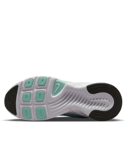Nike SuperRep Go 3 Flyknit Next Nature Training Shoes - White/Emerald Rise/Blackimages3- The Sports Edit