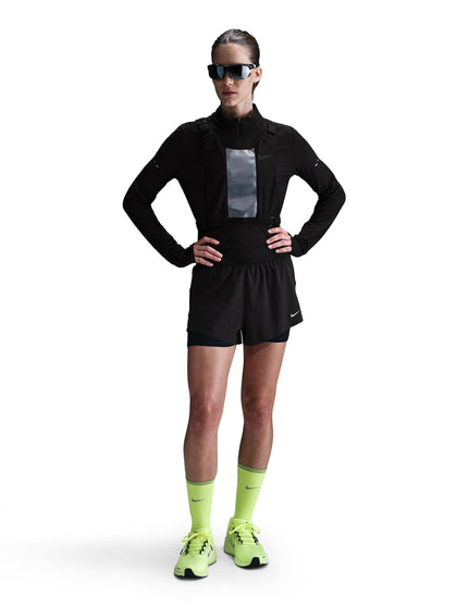 Nike Swift Dri-FIT Mid-Rise 2-in-1 Running Shorts - Black/Reflective Silverimages5- The Sports Edit