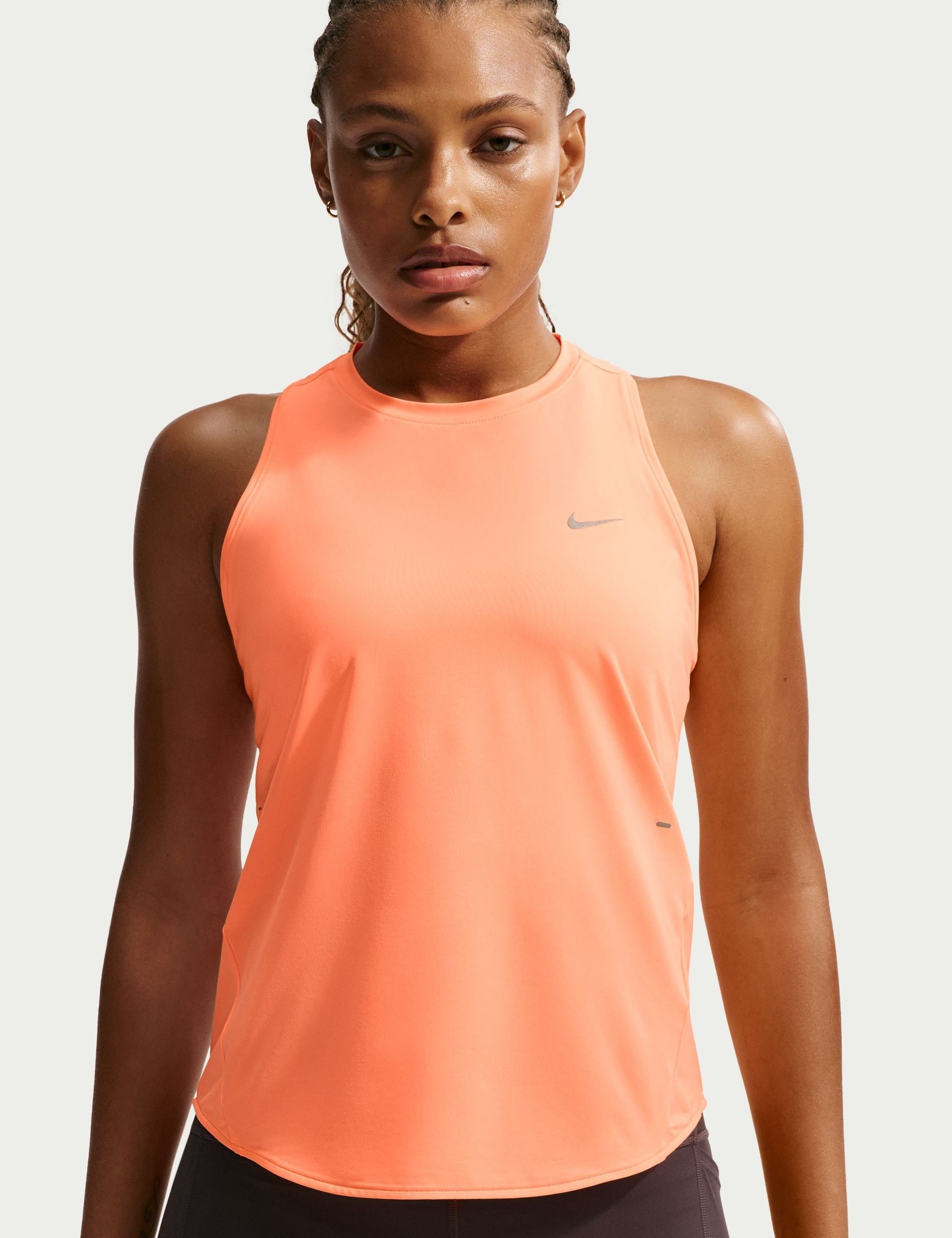 Swift Dri FIT Running Tank Top Pulse Reflective Silver