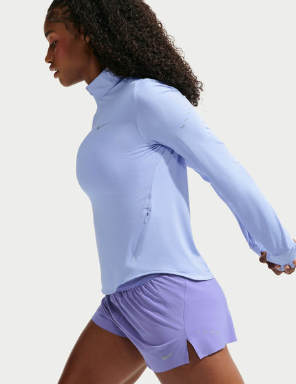Nike Swift Dri-FIT UV 1/4-Zip Running Top - Aluminum/Reflective Silverimages3- The Sports Edit