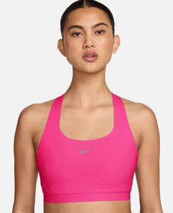 Swift High-Support Lightly Lined Sports Bra - Hyper Pink/Reflective Silver