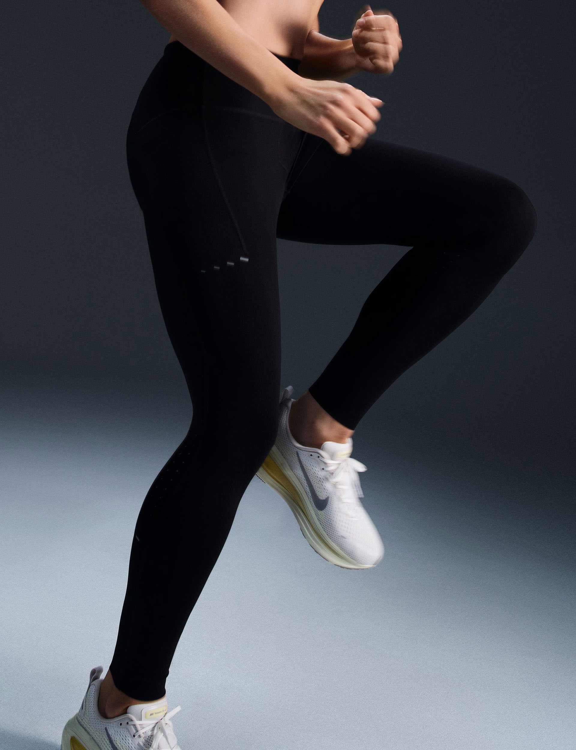 Nike Swift High 7/8 Running Leggings Black The Sports Edit