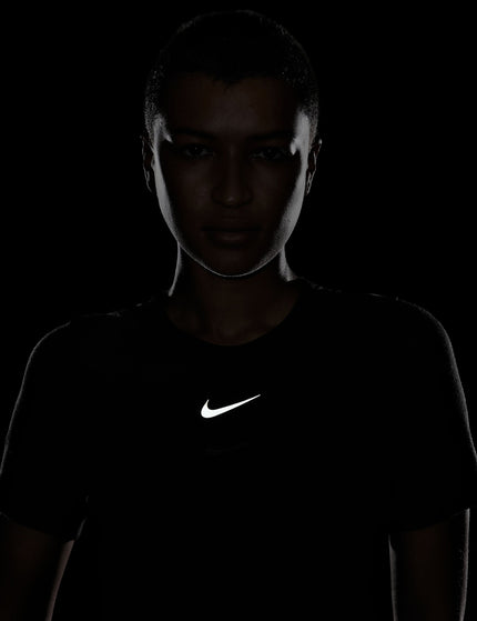 Nike Swift Wool Dri-FIT Short-Sleeve Running Top - Blackimages4- The Sports Edit