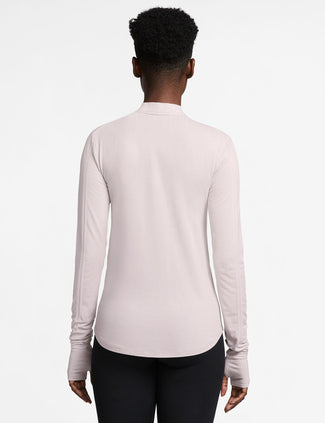 Swift Wool Running Long-Sleeve Top - Platinum Violet