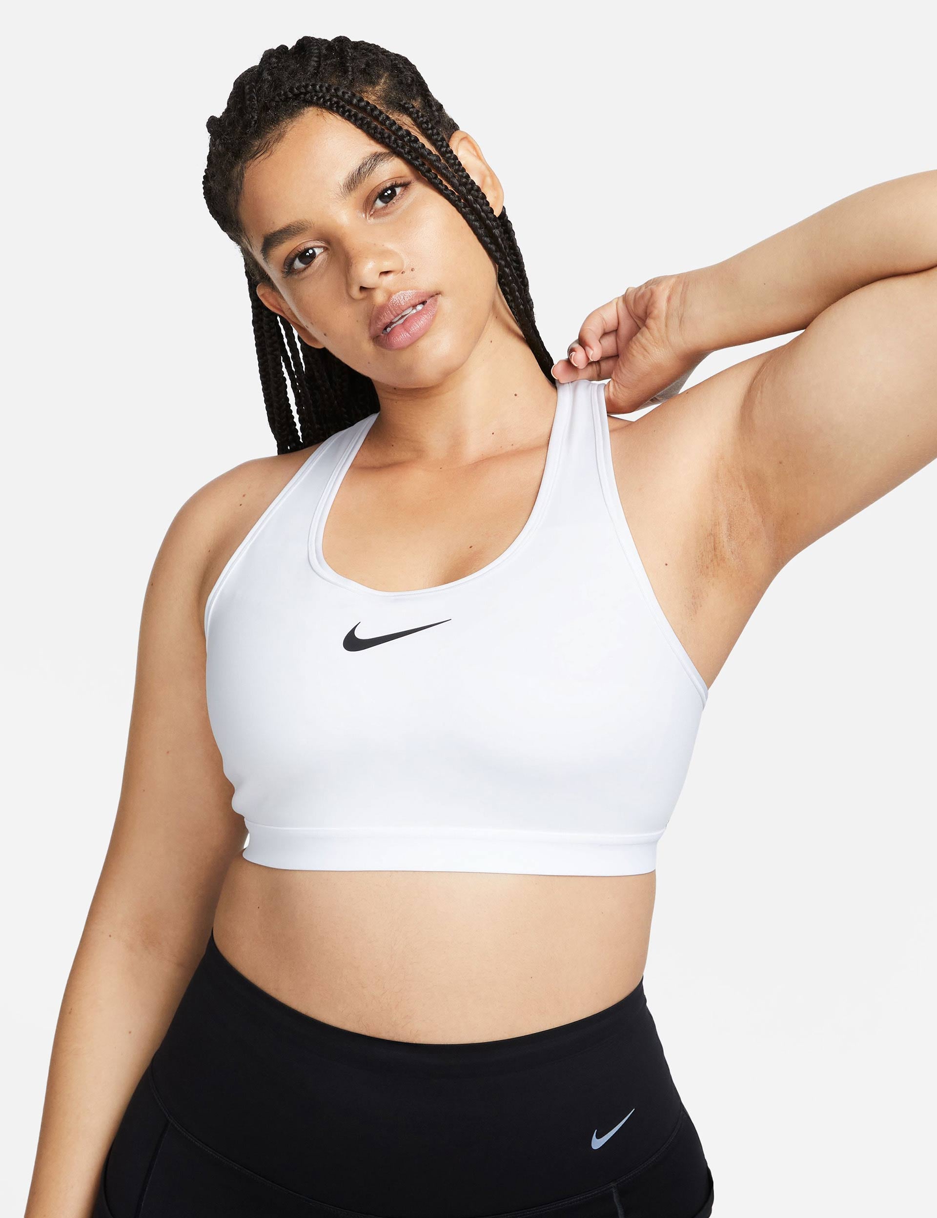 Nike Large Graphic Logo Sports Bra Black/White Sz:XL Black - $25 - From  Phyllis