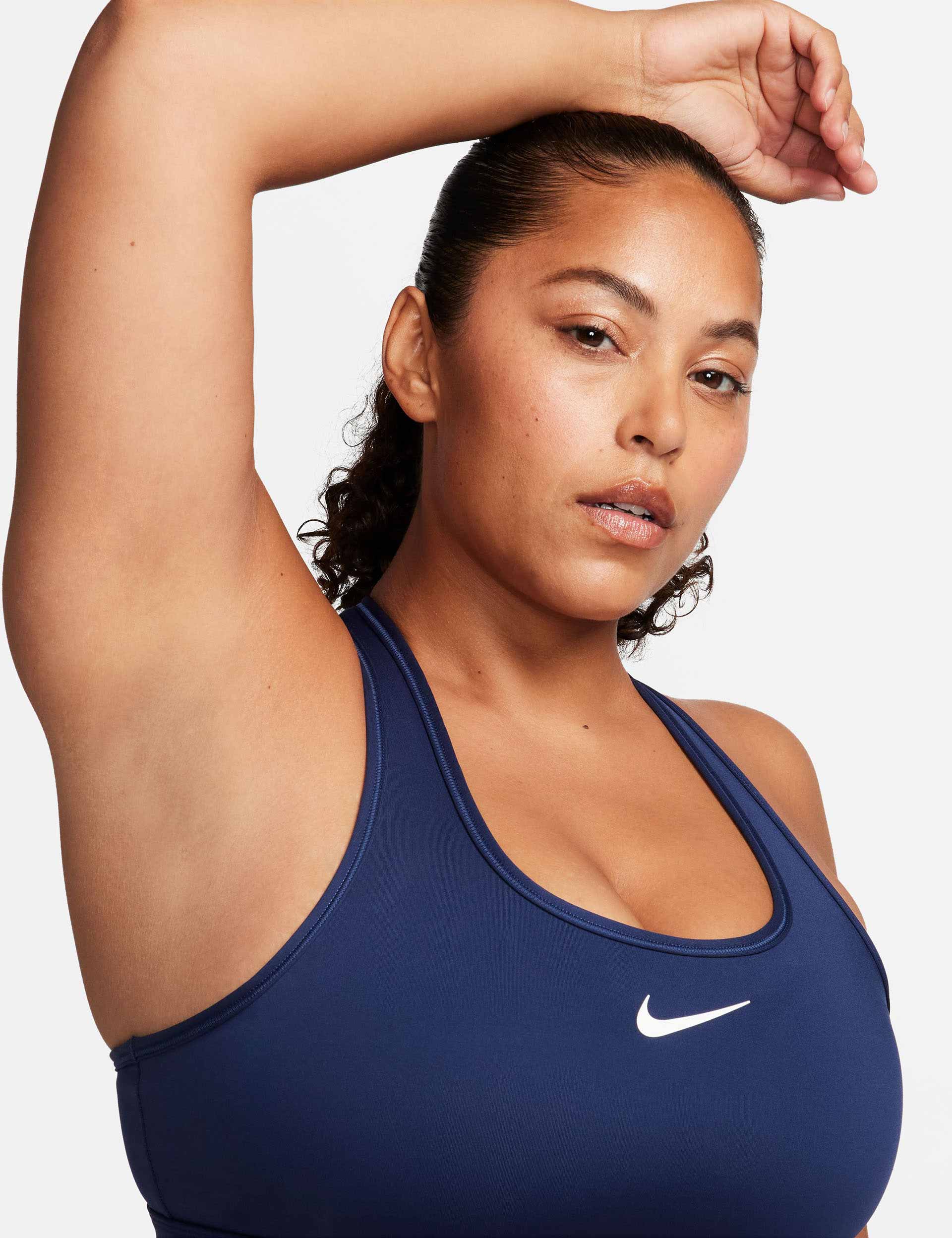 Nike | Swoosh Medium Support Bra - Midnight Navy | The