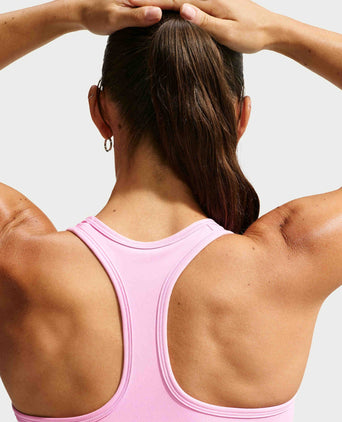 Swoosh Medium Support Bra - Pink Rise/White
