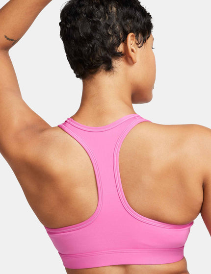 Nike Swoosh Medium Support Bra - Playful Pink/Whiteimages4- The Sports Edit