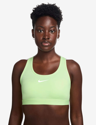 Swoosh Medium Support Bra - Barely Volt/White