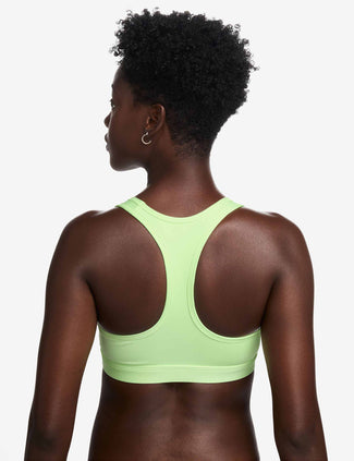 Swoosh Medium Support Bra - Barely Volt/White