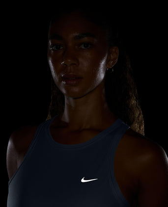 Tempo Dri-FIT Running Tank Top - Work Blue/Reflective Silver