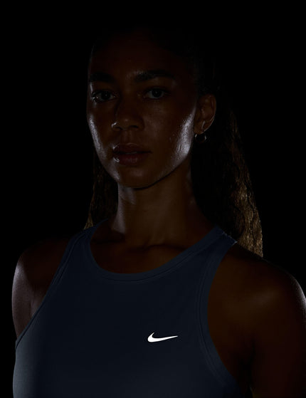 Nike Tempo Dri-FIT Running Tank Top - Work Blue/Reflective Silverimages2- The Sports Edit