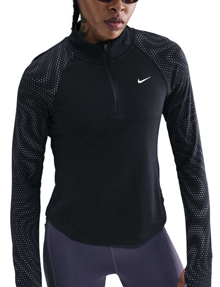 Nike Tempo Flash 1/4-Zip Running Top - Black/Reflective Silverimages1- The Sports Edit