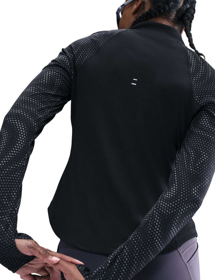 Nike Tempo Flash 1/4-Zip Running Top - Black/Reflective Silverimages2- The Sports Edit