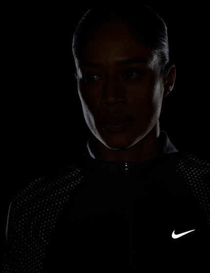 Nike Tempo Flash 1/4-Zip Running Top - Black/Reflective Silverimages4- The Sports Edit