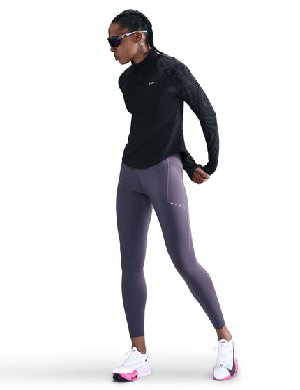 Nike Tempo Flash 1/4-Zip Running Top - Black/Reflective Silverimages5- The Sports Edit