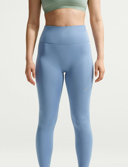 Nike Tempo High Waisted 7/8 Running Leggings - Work Blue/Reflective Silverimages3- The Sports Edit