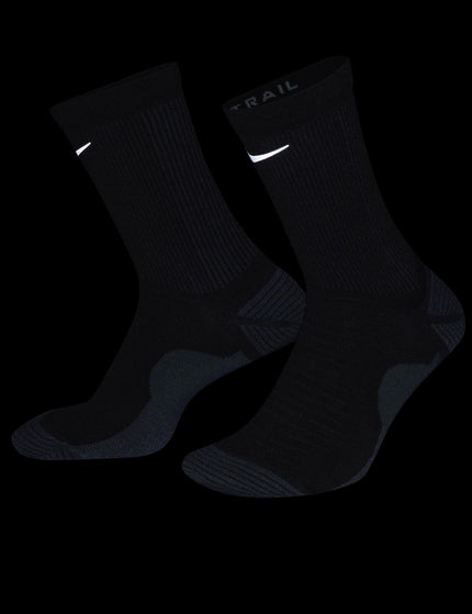 Nike Trail-Running Crew Socks - Black/Anthracite/Reflect Silverimages5- The Sports Edit