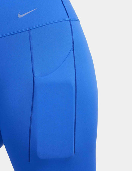 Nike Universa High Waisted 7/8 Leggings - Hyper Royal/Blackimages3- The Sports Edit