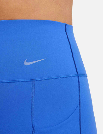 Nike Universa High Waisted 7/8 Leggings - Hyper Royal/Blackimages4- The Sports Edit