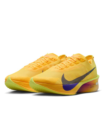 Vaporfly 4 Racing Shoes - Citron Pulse/Indigo Burst/Laser Orange