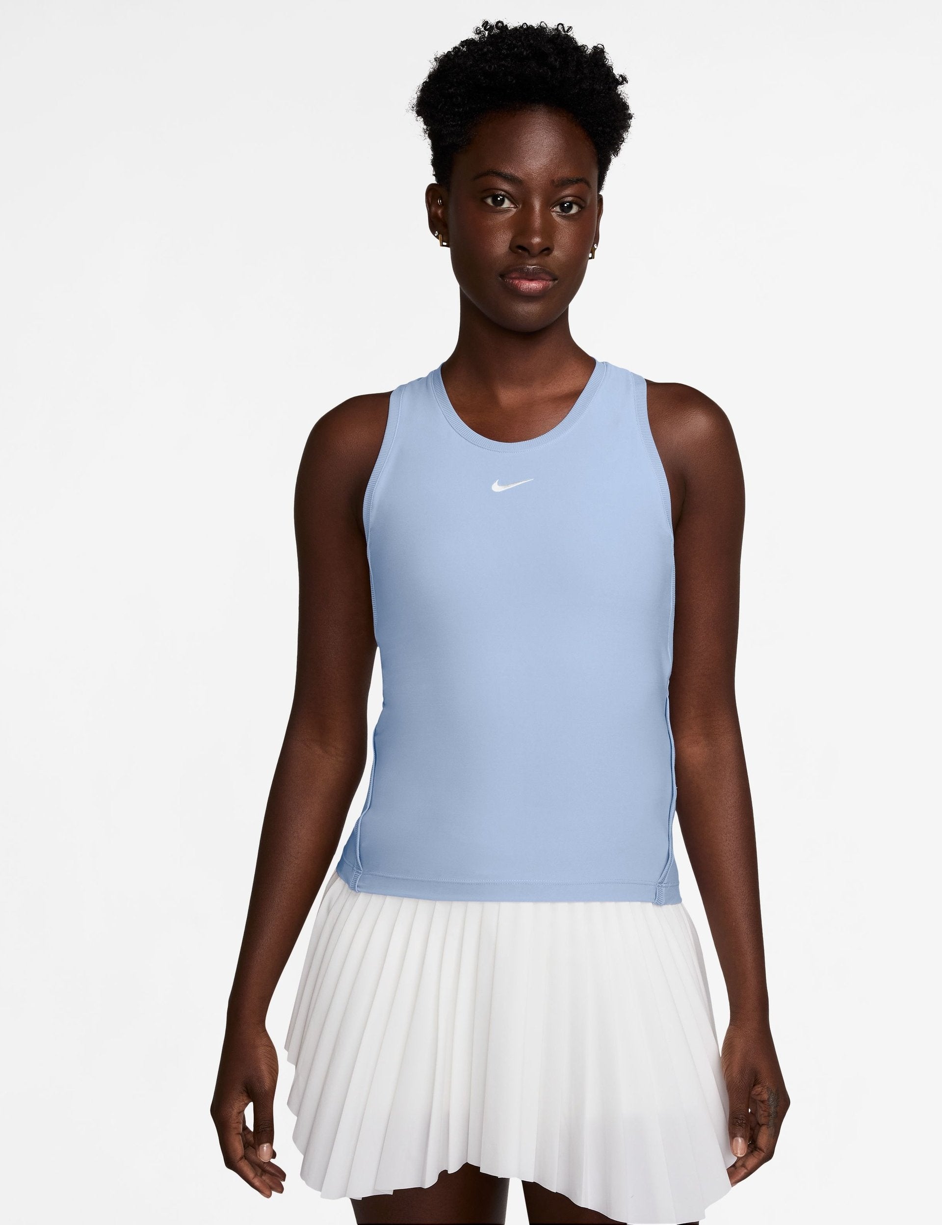 Victory Dri FIT Tennis Tank Top Hydrogen Blue Hydrogen Blue White
