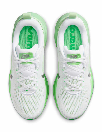 Nike Vomero 18 Running Shoes - White/Metallic Silver/Illusion Greenimages4- The Sports Edit