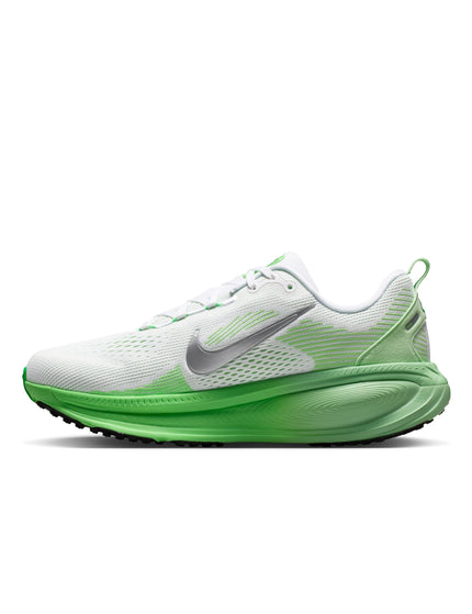 Nike Vomero 18 Running Shoes - White/Metallic Silver/Illusion Greenimages5- The Sports Edit