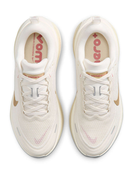 Nike Vomero Plus Running Shoes - Sail/Metallic Gold Grain/Light Khaki/Naturalimages4- The Sports Edit