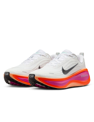 Vomero Plus Running Shoes - White/Fire Pink/Hyper Crimson/Black