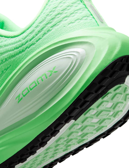 Nike Vomero Plus Running Shoes - White/Metallic Silver/Illusion Greenimages8- The Sports Edit