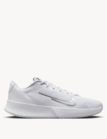 Nike NikeCourt Vapor Lite 2 Shoes - White/Pure Platinum/Metallic Silverimages1- The Sports Edit