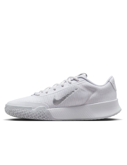 Nike NikeCourt Vapor Lite 2 Shoes - White/Pure Platinum/Metallic Silverimages7- The Sports Edit